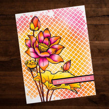 Cargar imagen en el visor de la galería, PAPER ROSE - DISTRESSED MESH 6X6" STENCIL