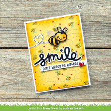 Cargar imagen en el visor de la galería, bee happy background stencils - Lawn fawn