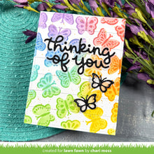 Cargar imagen en el visor de la galería, butterfly background stencils - Lawn fawn