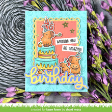 Cargar imagen en el visor de la galería, henry's build-a-sentiment: birthday sello - lawn fawn