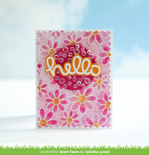Cargar imagen en el visor de la galería, daisy bloom outline background stencil - Lawn fawn