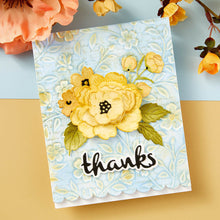 Cargar imagen en el visor de la galería, FLOWERS & FOLIAGE 3D EMBOSSING FOLDER FROM THE FROM THE GARDEN COLLECTION BY WENDY VECCHI