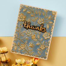 Cargar imagen en el visor de la galería, FLOWERS & FOLIAGE 3D EMBOSSING FOLDER FROM THE FROM THE GARDEN COLLECTION BY WENDY VECCHI