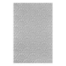 Cargar imagen en el visor de la galería, Peacock Motif 3D Embossing Folder from the Peacock Paradise Collection by Dawn Bibby