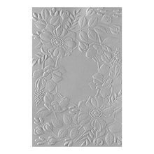 Cargar imagen en el visor de la galería, Fresh Picked Floral Frame 3D Embossing Folder from the Woodland Tales Collection