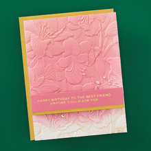 Cargar imagen en el visor de la galería, Amaryllis Garden 3D Embossing Folder from the Amaryllis Christmas Collection by Yana Smakula