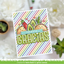 Cargar imagen en el visor de la galería, giant outlined gracias - Lawn fawn