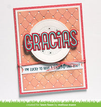 Cargar imagen en el visor de la galería, giant outlined gracias - Lawn fawn