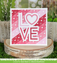 Cargar imagen en el visor de la galería, Quilted heart border - Lawn Fawn