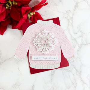 Stitched Christmas Sweater  -Spellbinders