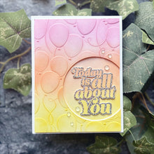 Cargar imagen en el visor de la galería, Floating Balloons 3D Embossing Folder from the It’s My Party Too Collection