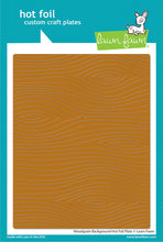Cargar imagen en el visor de la galería, Woodgrain background hot foil plate- Lawn Fawn