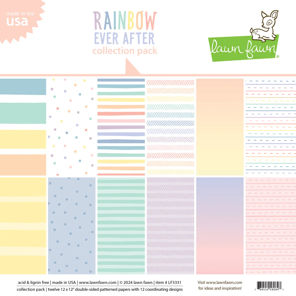 Rainbow ever after collection pack -  Lawn fawn