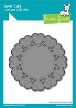 Cargar imagen en el visor de la galería, Doily hearts - Lawn Fawn