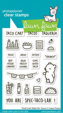 Cargar imagen en el visor de la galería, Treat cart add-on: tacos - lawn fawn