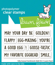 Cargar imagen en el visor de la galería, Silly goose! sentiment add-on- lawn fawn