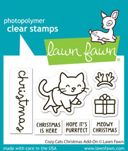 Cargar imagen en el visor de la galería, Cozy cats christmas add-on - Lawn fawn
