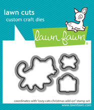 Cargar imagen en el visor de la galería, Cozy cats christmas add-on - Lawn fawn