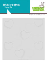 Cargar imagen en el visor de la galería, Candy hearts stencils- Lawn Fawn