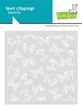 Cargar imagen en el visor de la galería, butterfly background stencils - Lawn fawn