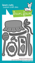 Cargar imagen en el visor de la galería, build-a-drink mason jar jam and honey add-on - Lawn fawn
