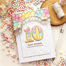 Cargar imagen en el visor de la galería, Floating Balloons 3D Embossing Folder from the It’s My Party Too Collection