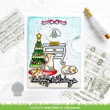 Cargar imagen en el visor de la galería, Little snow globe: dog (sello y troquel) - Lawn fawn
