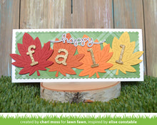 Cargar imagen en el visor de la galería, Outside in stitched maple leaf - Lawn Fawn