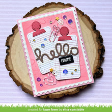 Cargar imagen en el visor de la galería, Outline hearts stencil - Lawn Fawn