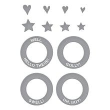 Cargar imagen en el visor de la galería, Frame & Sentiments Etched Dies from the Say Cheese Classic Mouse Collection