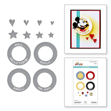 Cargar imagen en el visor de la galería, Frame & Sentiments Etched Dies from the Say Cheese Classic Mouse Collection