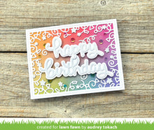 Cargar imagen en el visor de la galería, scripty birthday outline add-on -  lawn fawn