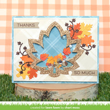 Cargar imagen en el visor de la galería, Stitched maple leaf frame - Lawn Fawn