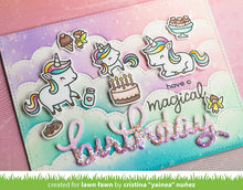 Cargar imagen en el visor de la galería, Puffy cloud backdrop: landscape - Lawn Fawn