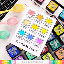 Cargar imagen en el visor de la galería, Ink Pad Swatching Stamp Set - Waffle Flower