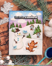 Cargar imagen en el visor de la galería, Snow Angel Pup Duo Die-n-stencil - Waffle Flower