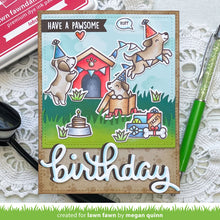 Cargar imagen en el visor de la galería, Yappy birthday add-on (sello y troquel) - Lawn fawn