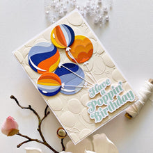 Cargar imagen en el visor de la galería, Floating Balloons 3D Embossing Folder from the It’s My Party Too Collection