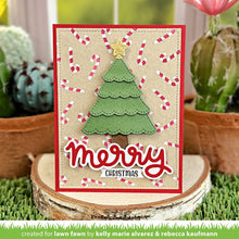 Cargar imagen en el visor de la galería, Candy cane background stencils - Lawn fawn