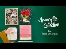 Cargar y reproducir el video en el visor de la galería, Amaryllis Garden 3D Embossing Folder from the Amaryllis Christmas Collection by Yana Smakula