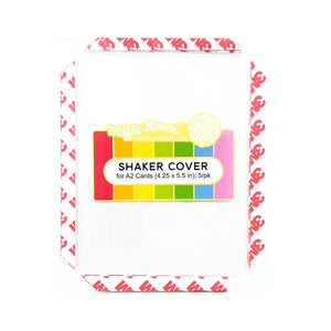 Shaker Cover - For A2 Cards   - Waffle Flower