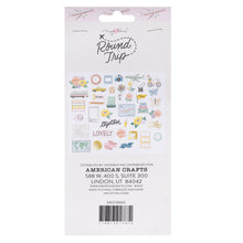 Cargar imagen en el visor de la galería, Ephemeras con Vellum y gold Foil Round Trip - Maggie Holmes