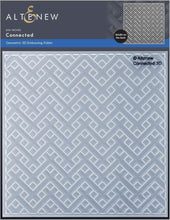 Cargar imagen en el visor de la galería, Connected 3D Embossing Folder geometric - Altenew