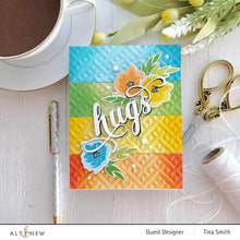 Cargar imagen en el visor de la galería, Connected 3D Embossing Folder geometric - Altenew