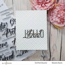 Cargar imagen en el visor de la galería, Connected 3D Embossing Folder geometric - Altenew