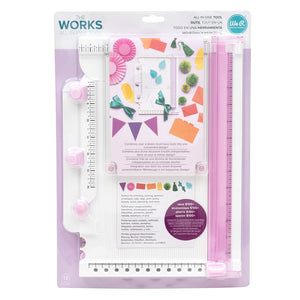 The Works all in one tool lilac Trim and Score Board  - We R Memory Keepers