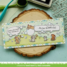 Cargar imagen en el visor de la galería, Slimline cloudy stencils - Lawn Fawn