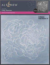Cargar imagen en el visor de la galería, Frilly Peonies 3D Embossing Folder - Altenew