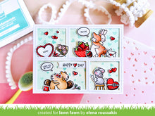 Cargar imagen en el visor de la galería, Falling hearts stencils -   Lawn Fawn