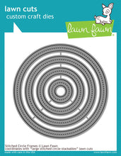 Cargar imagen en el visor de la galería, Stitched circle frames - Lawn Fawn